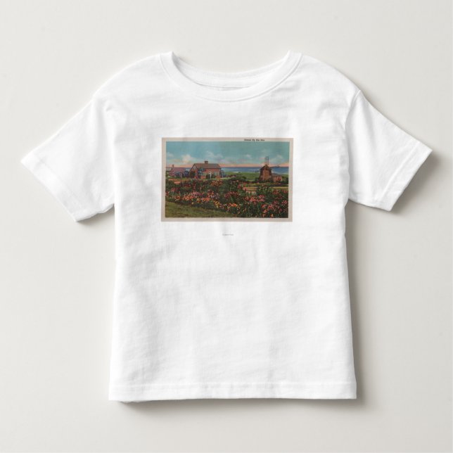 Cape Cod, MassachusettsHomes by the Sea View Toddler T-shirt (Front)