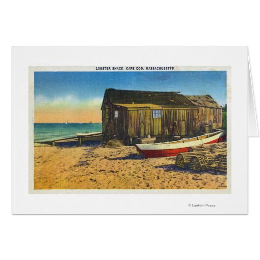 Cape Cod, MassachusettsView of a Lobster Shack Cards (Front Horizontal)