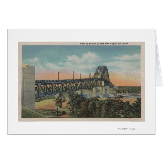 Cape Cod, MassachusettsView of Bourne Bridge Cards (Front Horizontal)