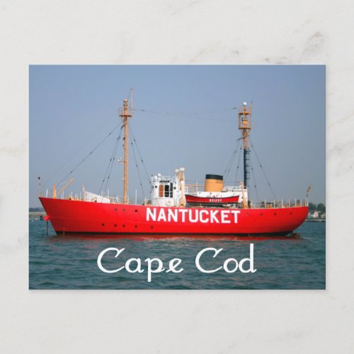 Cape Cod  Nantucket Massachusetts Postcard