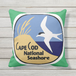 Cape Cod National Seashore - Customize Color! Outdoor Pillow