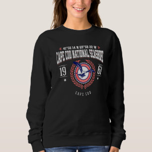 Cape Cod National Seashore MA Nautical Beach Souve Sweatshirt