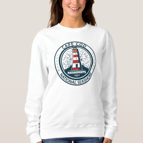 Cape Cod National Seashore Massachusetts Badge Sweatshirt