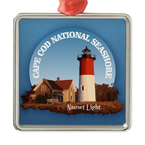 Cape Cod National Seashore Metal Ornament