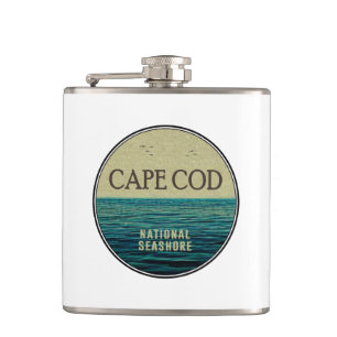 Cape Cod National Seashore Ocean Birds Flask