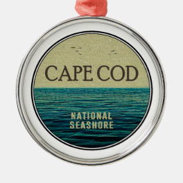 Cape Cod National Seashore Ocean Birds Metal Ornament