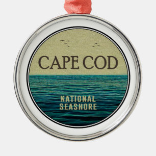 Cape Cod National Seashore Ocean Birds Metal Ornament
