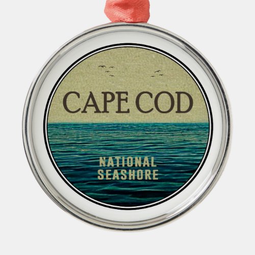 Cape Cod National Seashore Ocean Birds Metal Ornament