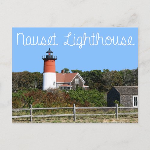 Cape Cod Nauset Lighthouse Eastham MA Post Card