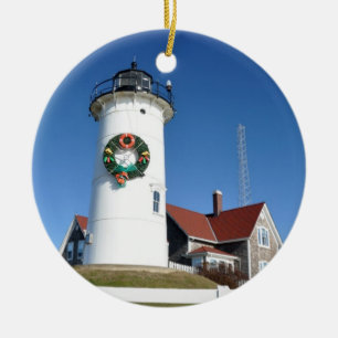 Cape Cod Nobska Lighthouse Ornament