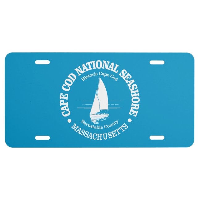 Cape Cod NS (sailboat) License Plate (Front)