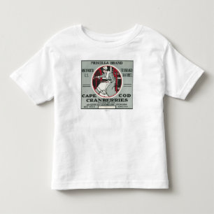 Cape Cod Priscilla Brand Cranberry Label Toddler T-shirt