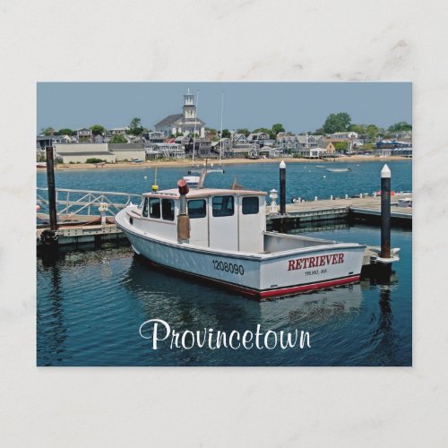 Cape Cod Provincetown Harbor MA Post Card