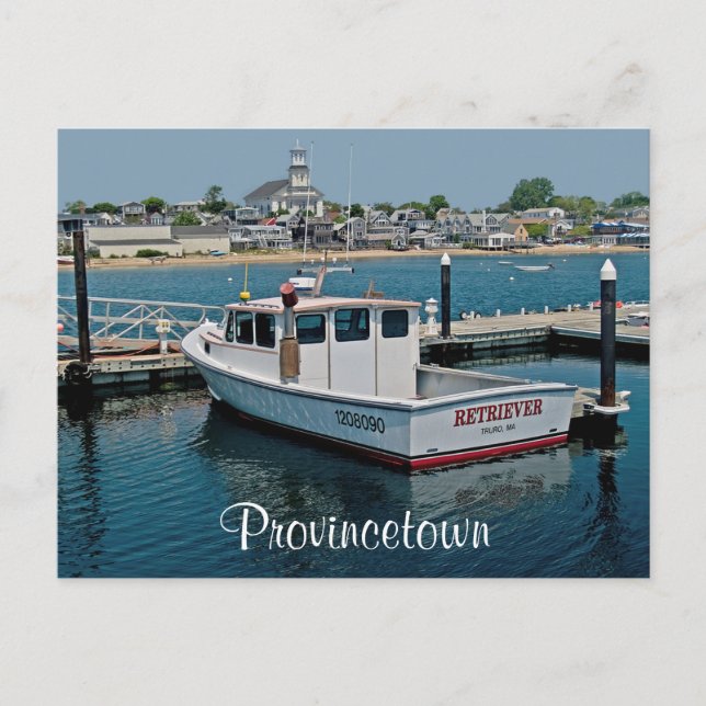 Cape Cod Provincetown Harbor, MA Post Card (Front)