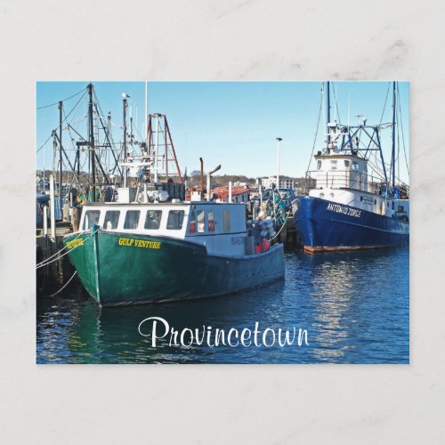 Cape Cod Provincetown Harbor  Mass Post Card