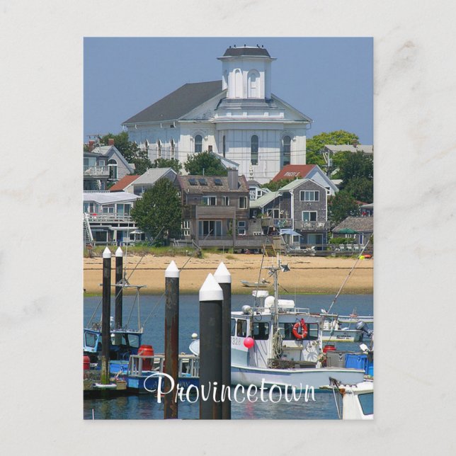 Cape Cod Provincetown Massachusetts Post Card (Front)