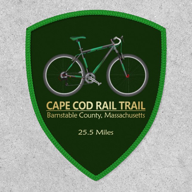 Cape Cod Rail Trail (bike2) Patch (Front)