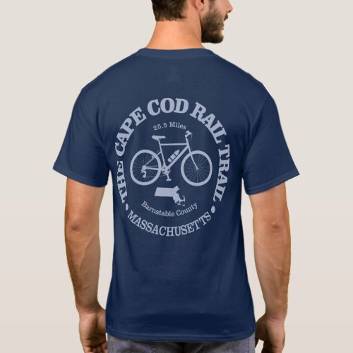 Cape Cod Rail Trail cycling T_Shirt