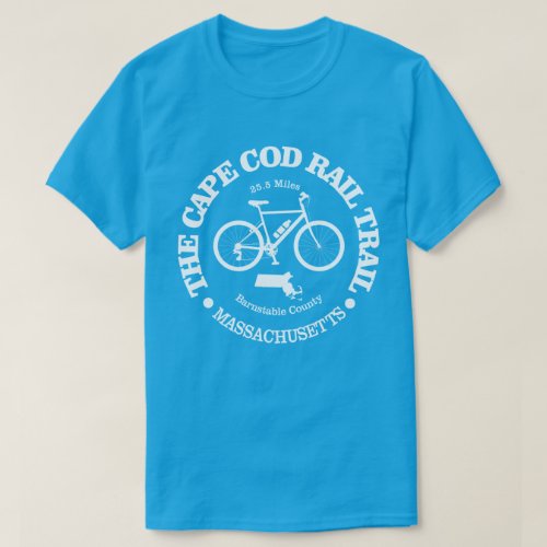 Cape Cod Rail Trail cycling T_Shirt