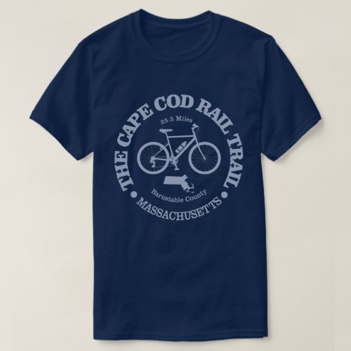 Cape Cod Rail Trail cycling T_Shirt