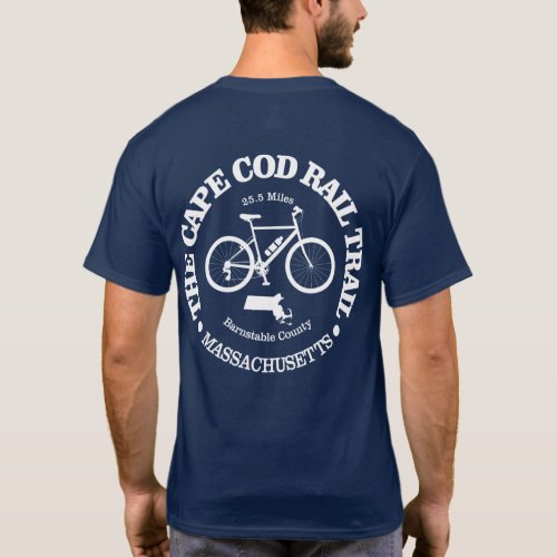 Cape Cod Rail Trail cycling T_Shirt