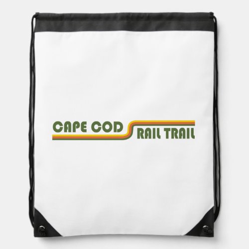 Cape Cod Rail Trail Drawstring Bag