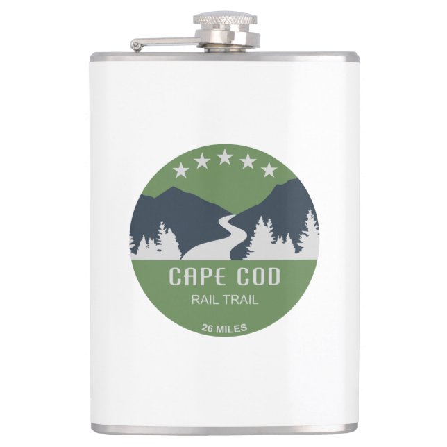Cape Cod Rail Trail Flask (Front)