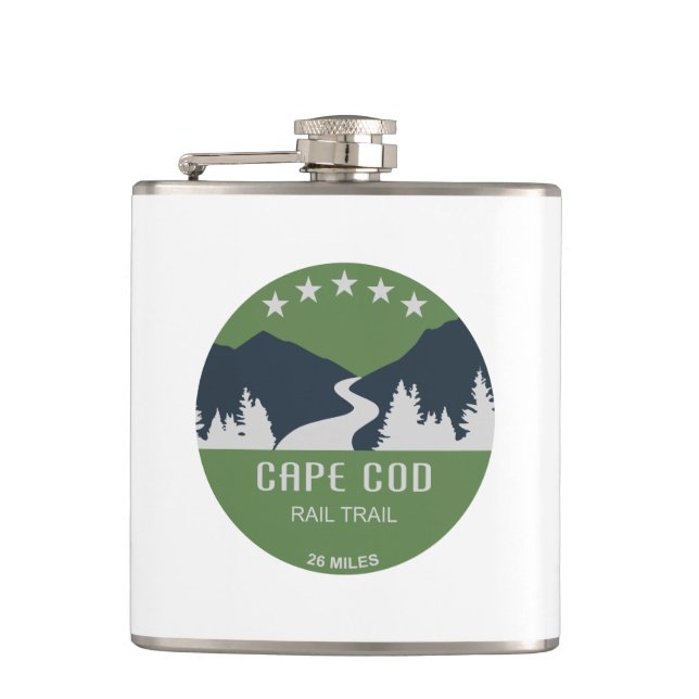 Cape Cod Rail Trail Flask (Front)