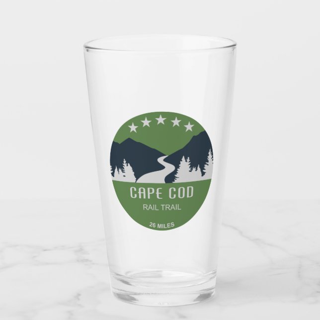 Cape Cod Rail Trail Glass (Front)