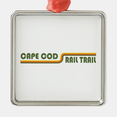 Cape Cod Rail Trail Metal Ornament