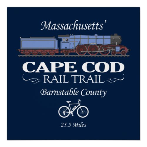 Cape Cod Rail Trail RT2 Poster