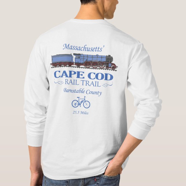 Cape Cod Rail Trail (RT2) T-Shirt (Back)