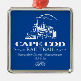 Cape Cod Rail Trail (RT) Metal Ornament