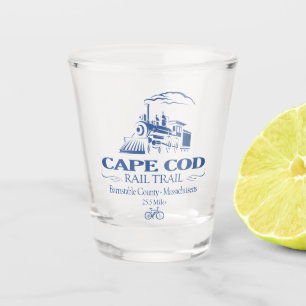 Cape Cod Rail Trail (RT) Shot Glass