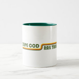 Cape Cod Rail Trail Two-Tone Coffee Mug