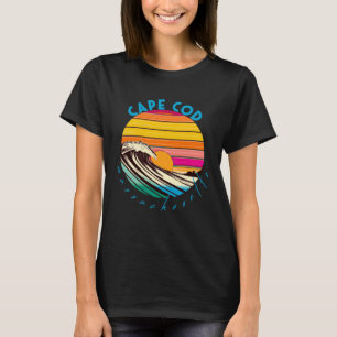 Cape Cod Retro 1980s Style Massachusetts Beach T-Shirt