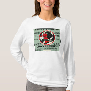 Cape Cod Santa Claus Brand Cranberry Label T-Shirt