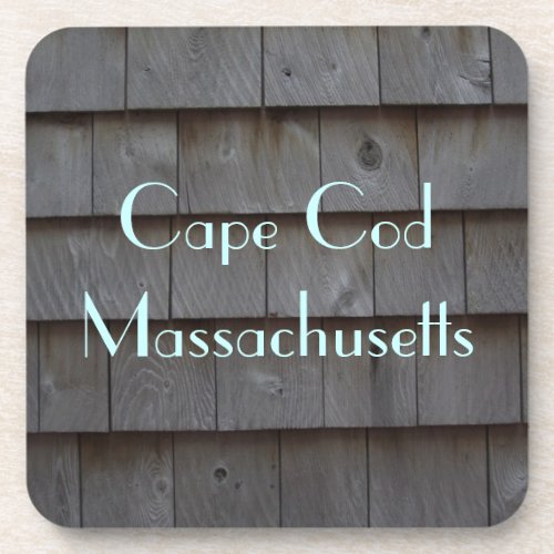 Cape Cod Shingles Customizable Coaster