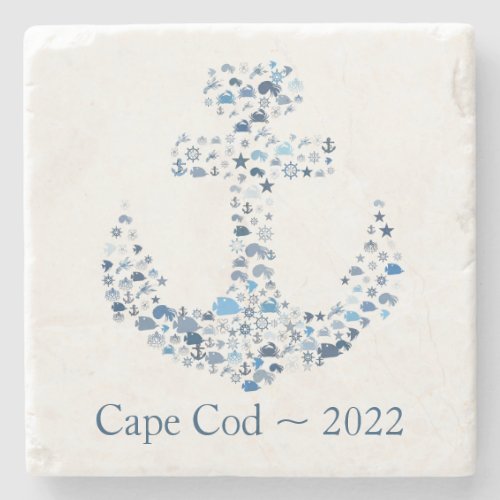 Cape Cod Souvenir Coaster _ Customize