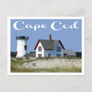 Cape Cod, Stage Harbor Light, Chatham MA Post Card