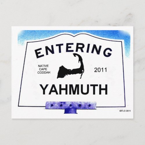 Cape Cod town Yahmuth Yarmouth to outsiders Postcard