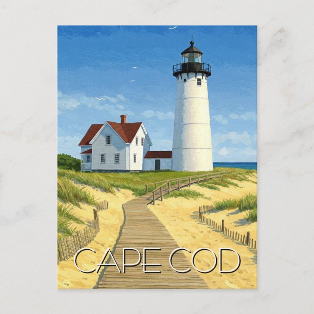 Cape Cod Travel Postcard (Front)