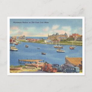 Cape Cod vintage Wychmere Harbor scene Postcard