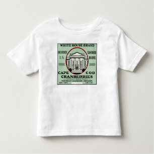 Cape Cod White House Brand Cranberry Label Toddler T-shirt