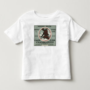 Cape Cod Windmill Brand Cranberry Label Toddler T-shirt