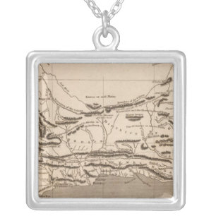 Cape Colony Map by Arrowsmith Silver Plated Necklace