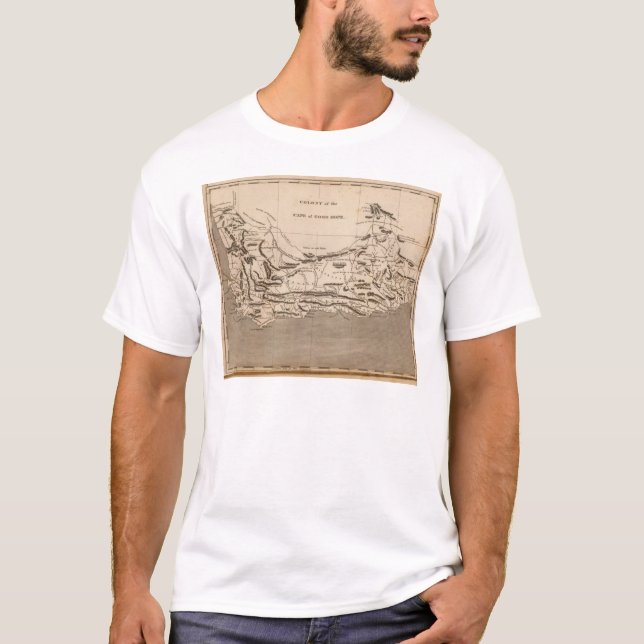 Cape Colony Map by Arrowsmith T-Shirt (Front)