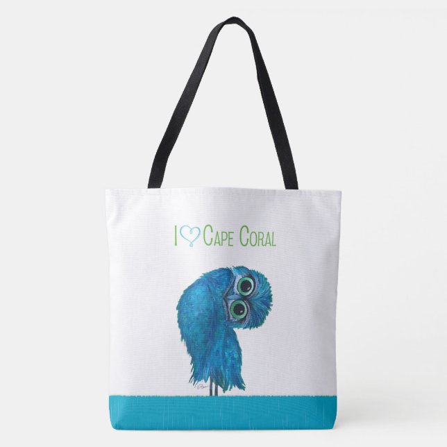 Cape Coral Burrowing Owl Tote Bag (Front)