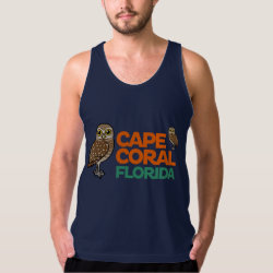 Cape Coral Burrowing Owls Men's American Apparel Fine Jersey Tank Top