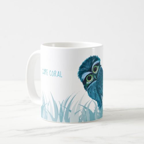 Cape Coral Florida Burrowing Owl Art Coffee Mug